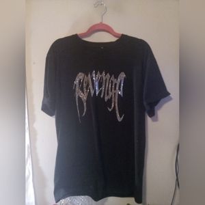 Revenge Rhinestone Tee shirt